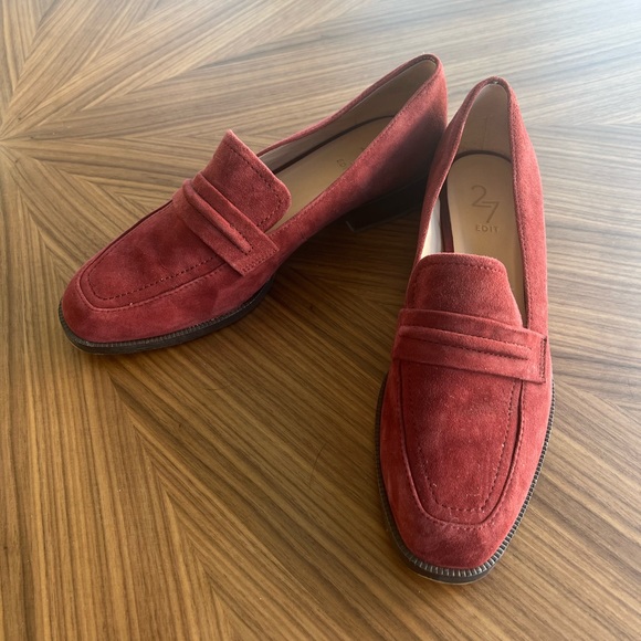 27 Edit Caroline Burgundy Loafer - Picture 2 of 6